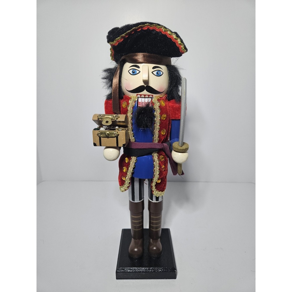 Holiday Traditions Pirate Wooden Nutcracker 14 Inch Christmas Decor Belk 2013